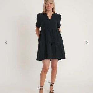MARINE layer Jamie Short Sleeve Mini Dress